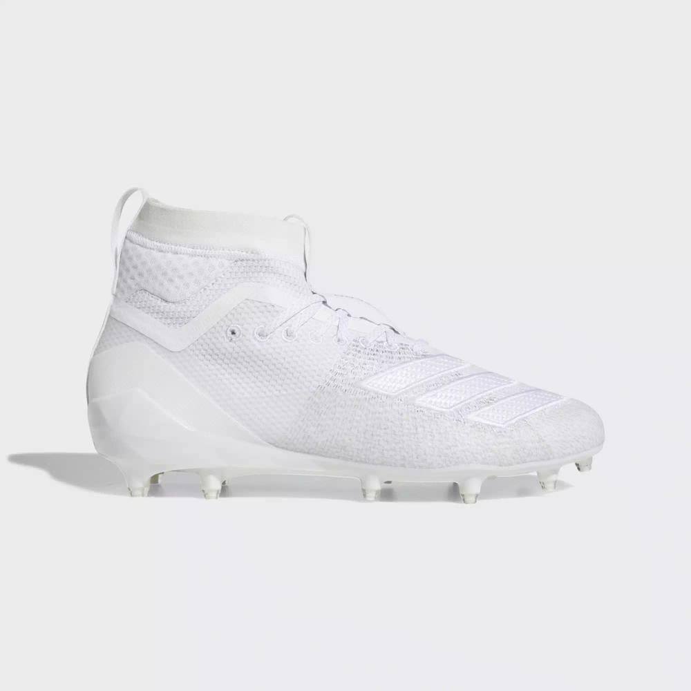 Adidas Adizero 8.0 SK Tacos de Futbol Blancos Para Hombre (MX-13010)